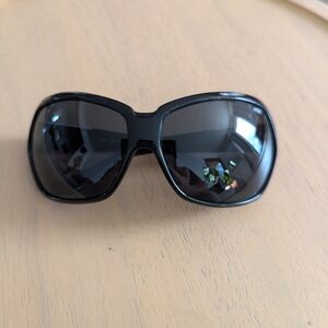 Smith Optics Fixx Black Oversized Sunglasses Damaged Lenses Frames Only
